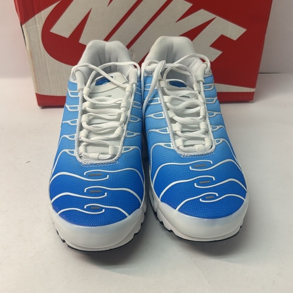 New Nike Air Max Plus Blue and White Sneakers men’s size 8 - Picture 2 of 6